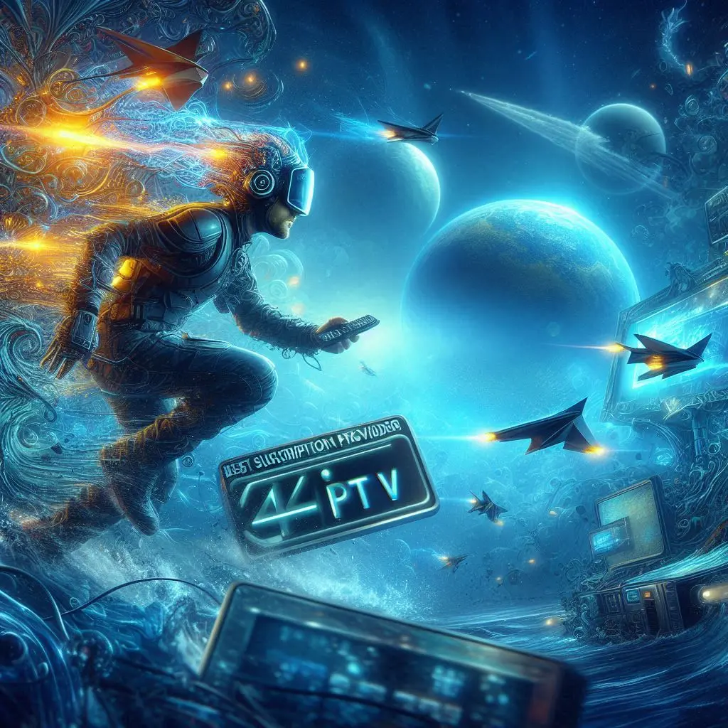 Illustration showing IP TV providers features and packages