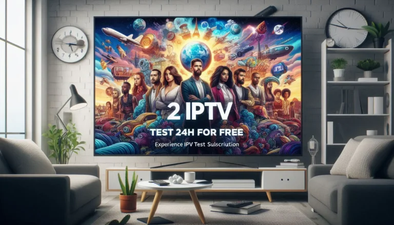 Illustration showing IPTV best provider features and top channels
